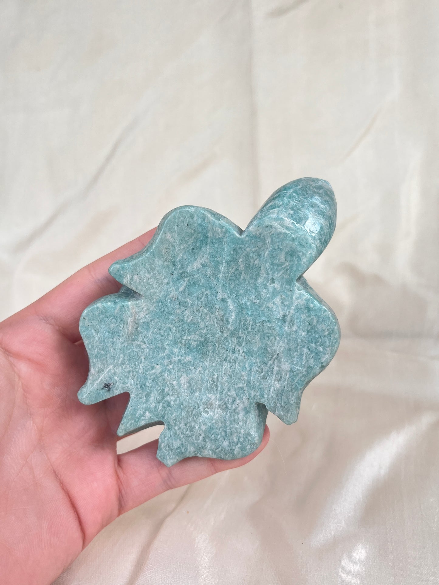 Amazonit Schildkröte Carving