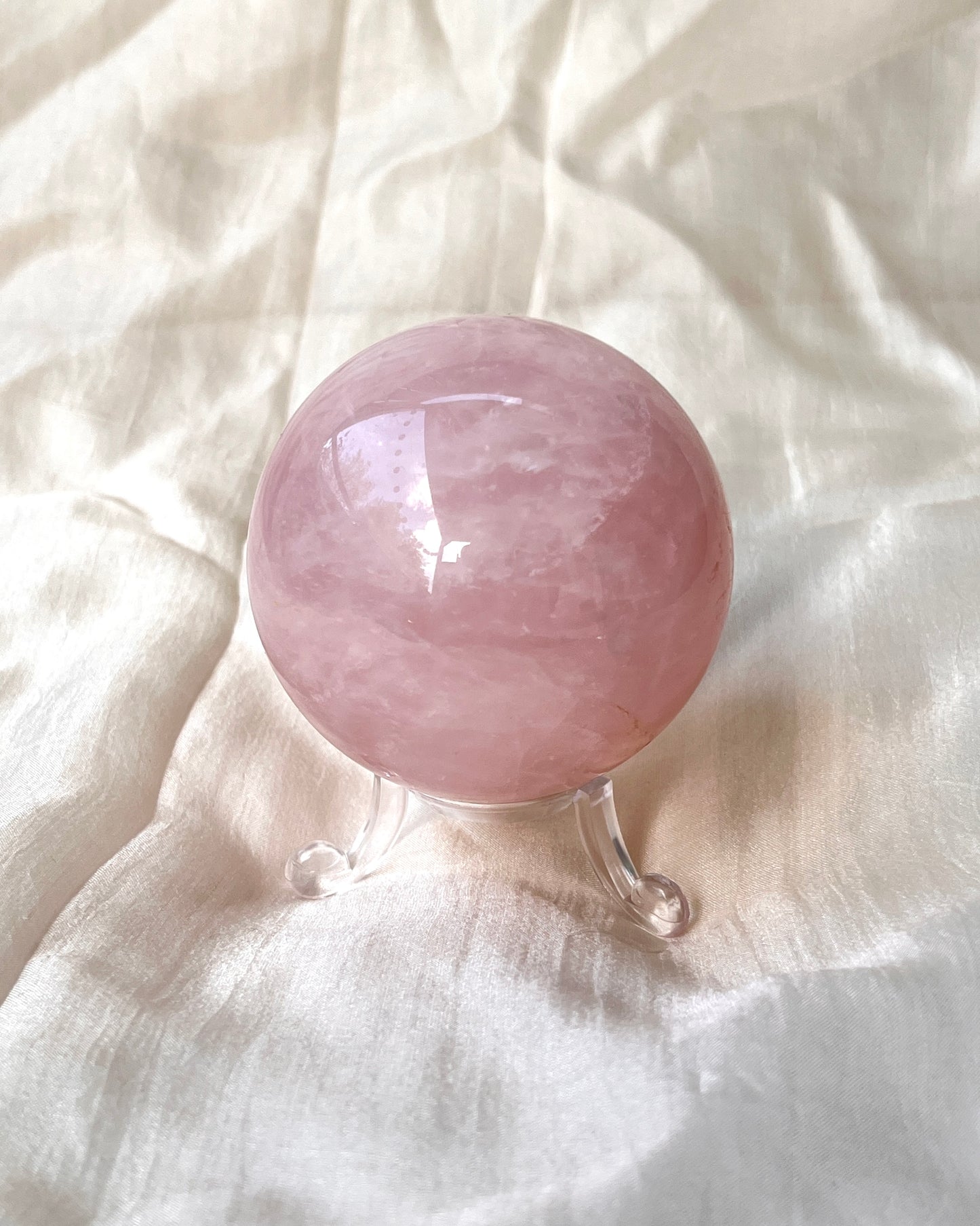 Rosenquarz Kugel 5,5cm