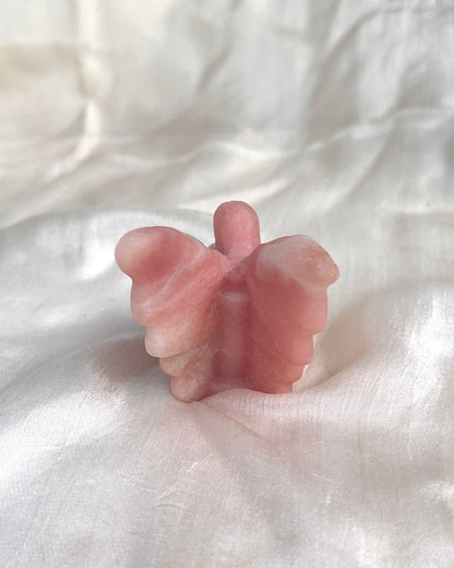 Pink Opal Fee Carving