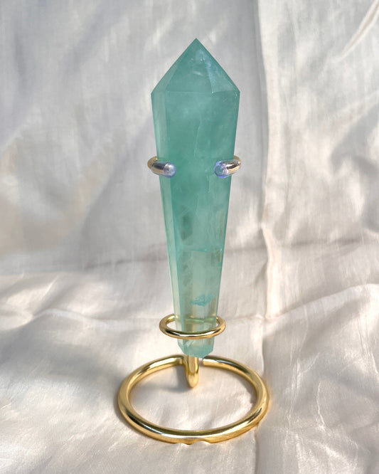 Fluorit auf Ständer 12cm