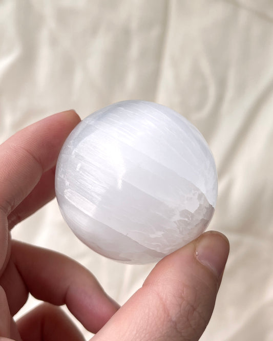 Selenit Kugel 4,5 cm