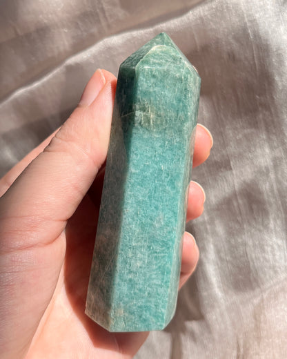 Amazonit Turm 9cm