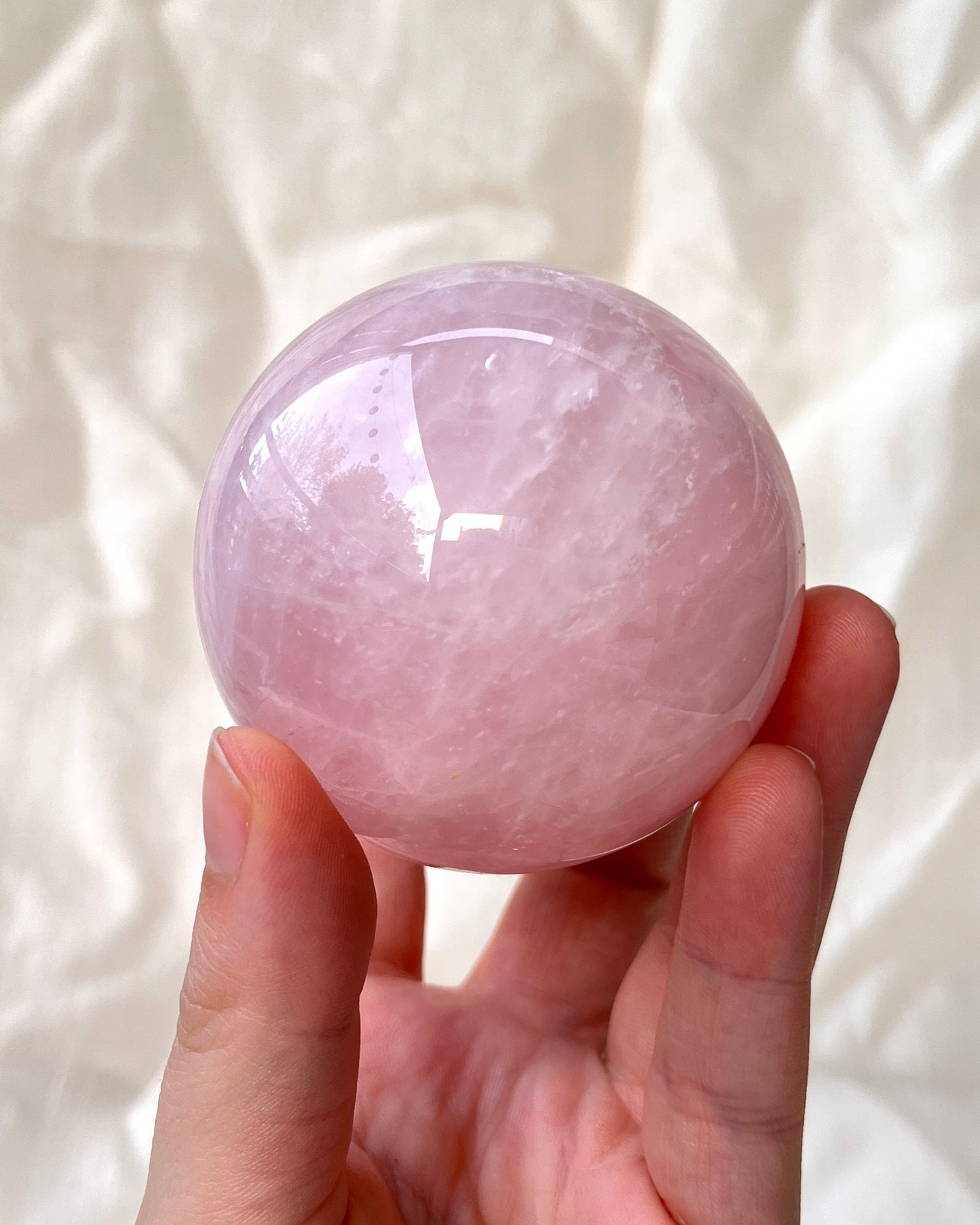 Rosenquarz Kugel 5,5cm